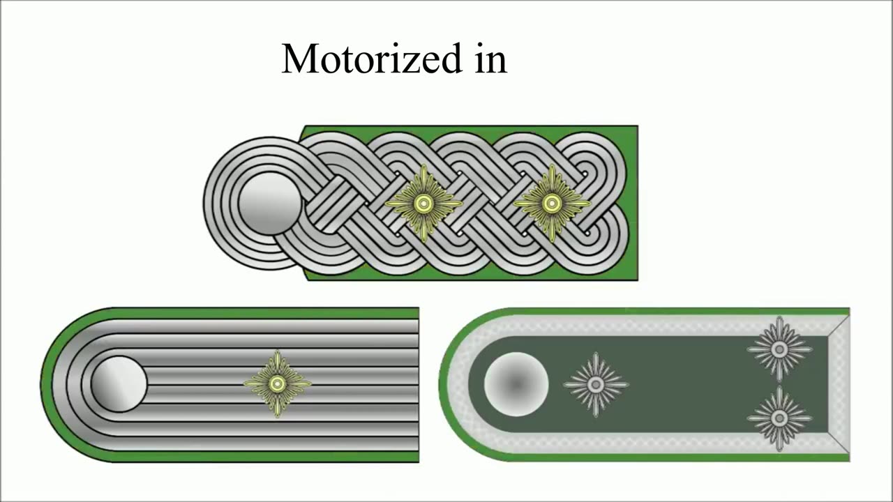All ranks of the German Nazi army
