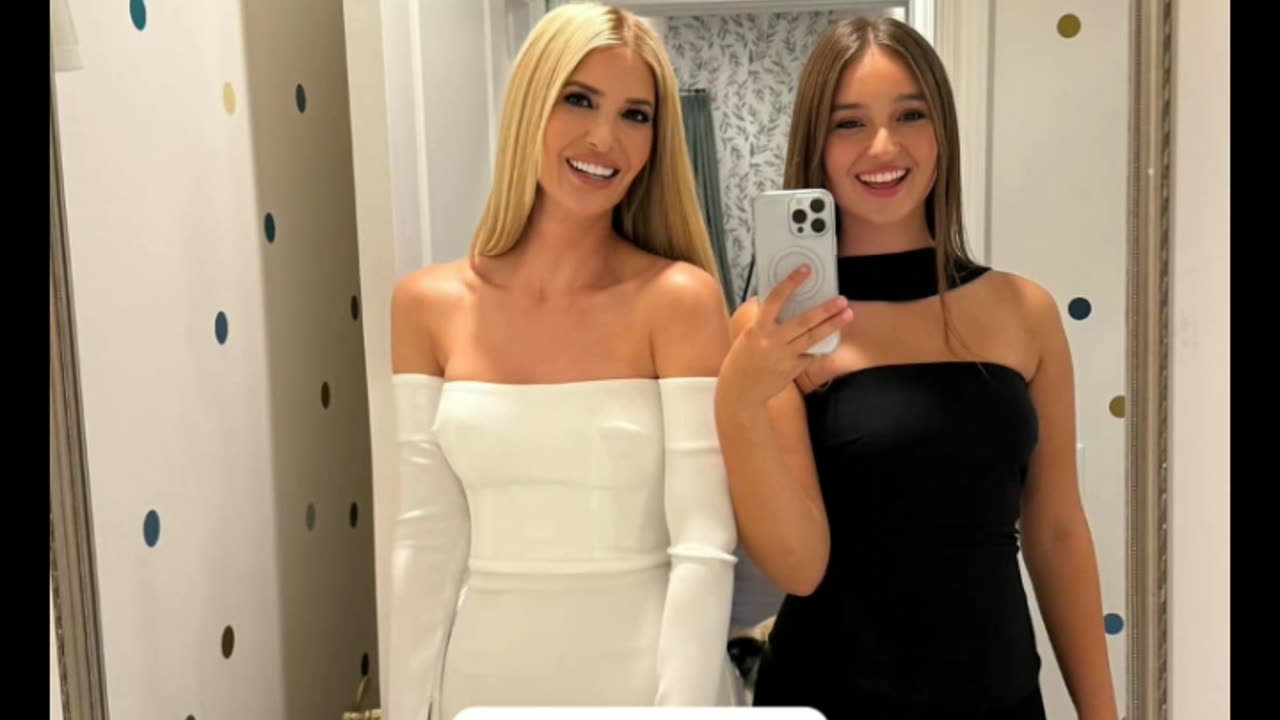 Ivanka Trump's family before going to watch the UFC competition