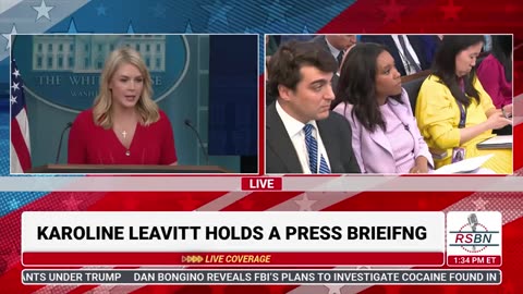 KAROLINE LEAVITT | FULL SPEECH: White House Press Secretary Karoline Leavitt Holds a Press Briefing - 5/29/25