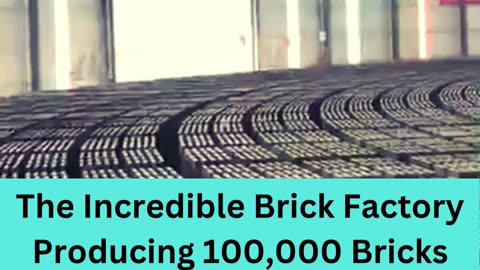 The Incredible Brick Factory Producing 100,000 Bricks Daily 😲😆