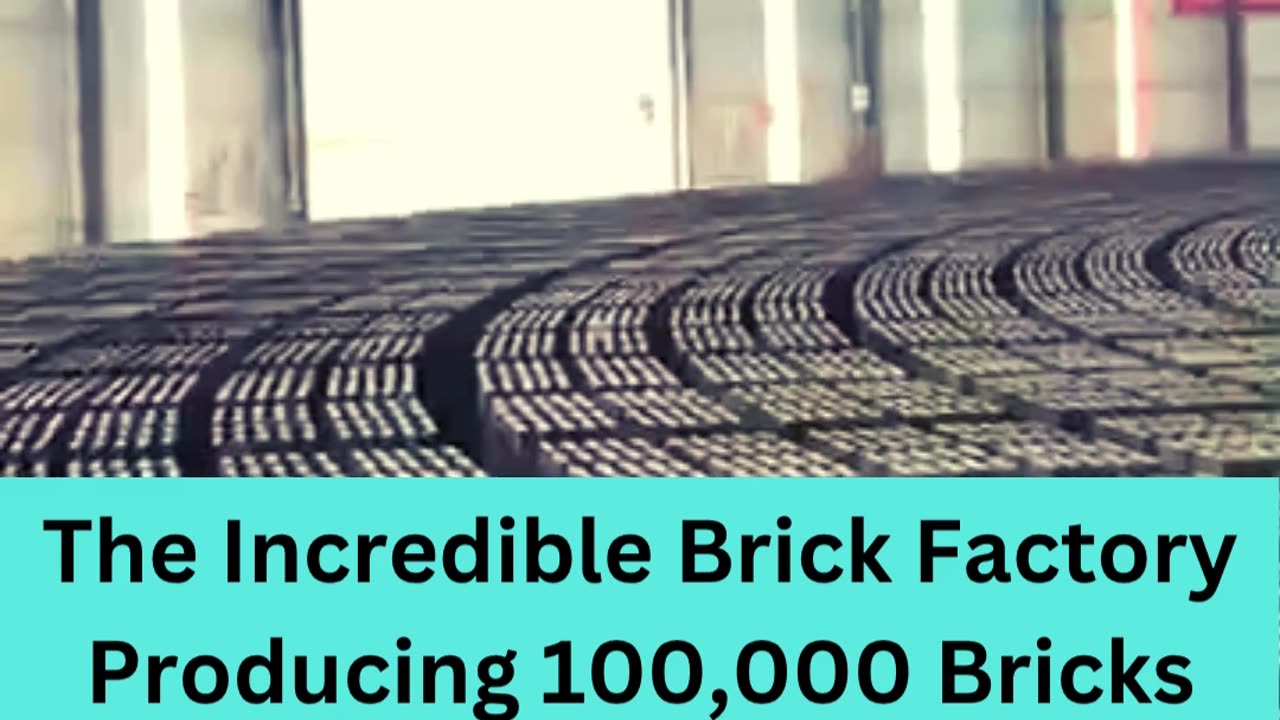 The Incredible Brick Factory Producing 100,000 Bricks Daily 😲😆