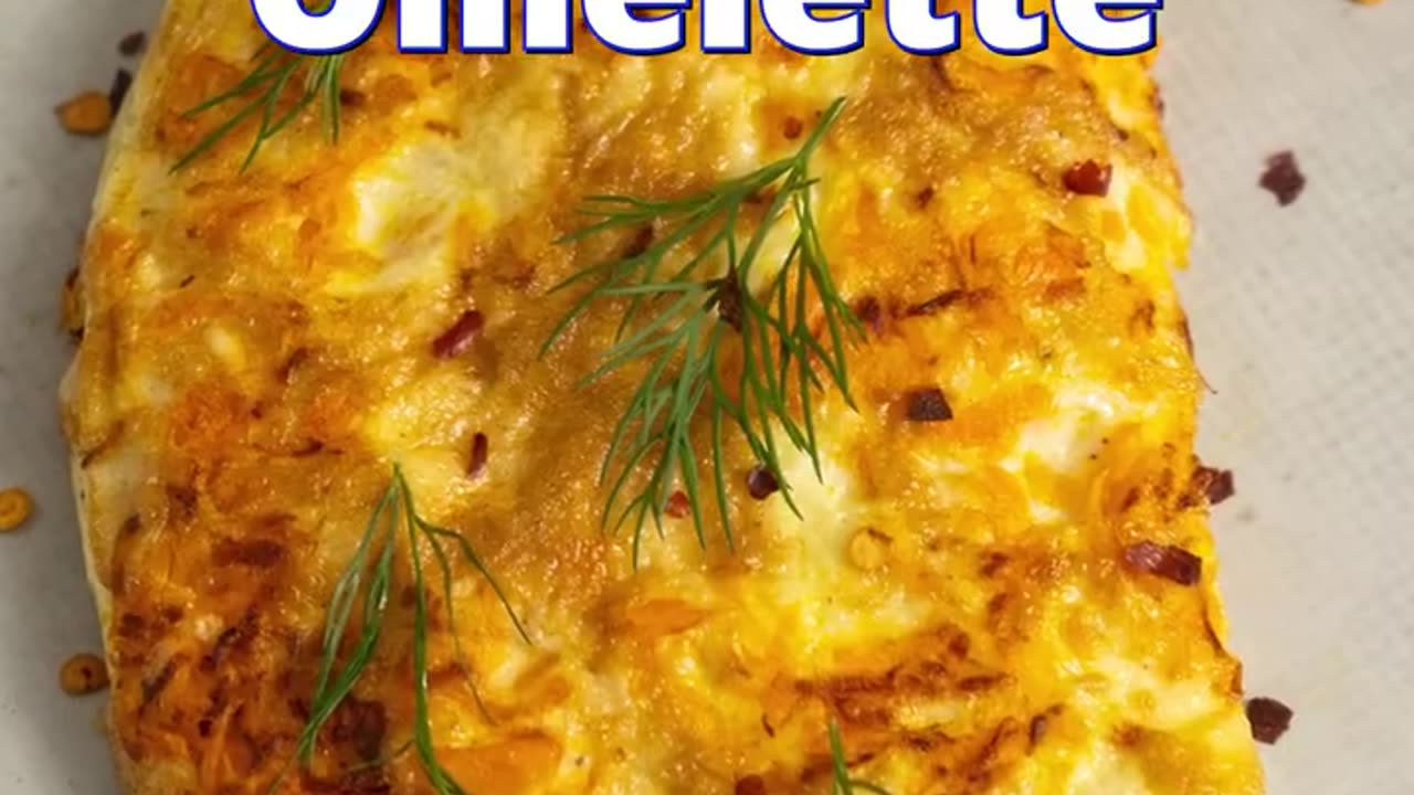 Carrot omlette