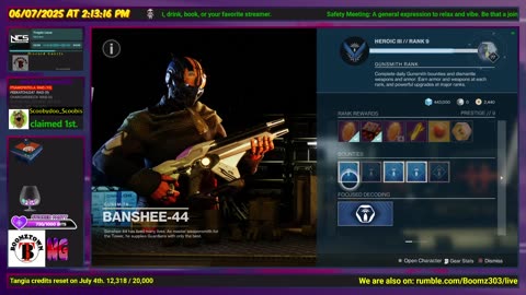 Destiny 2: 6-7-25 Hydroponics Delta is the Lost Sector. Arc/Strand Surge.