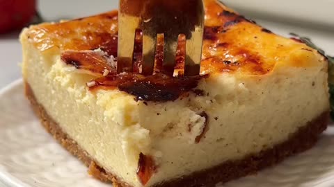 Creme brulee cheesecake