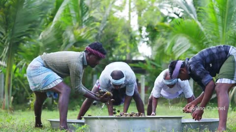 SNAIL FRY | NATHAI VARUVAL | Snail Recipe Cooking and Eating in Village | Healthy Village Recipes