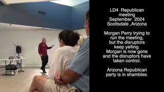 Arizona Republican Party is in Shambles, with Disruptors taking control.