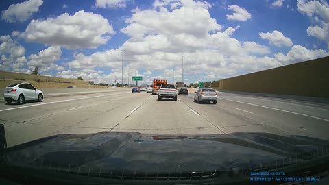 Sudden Change In Traffic Flow Leads To Rear End Slam