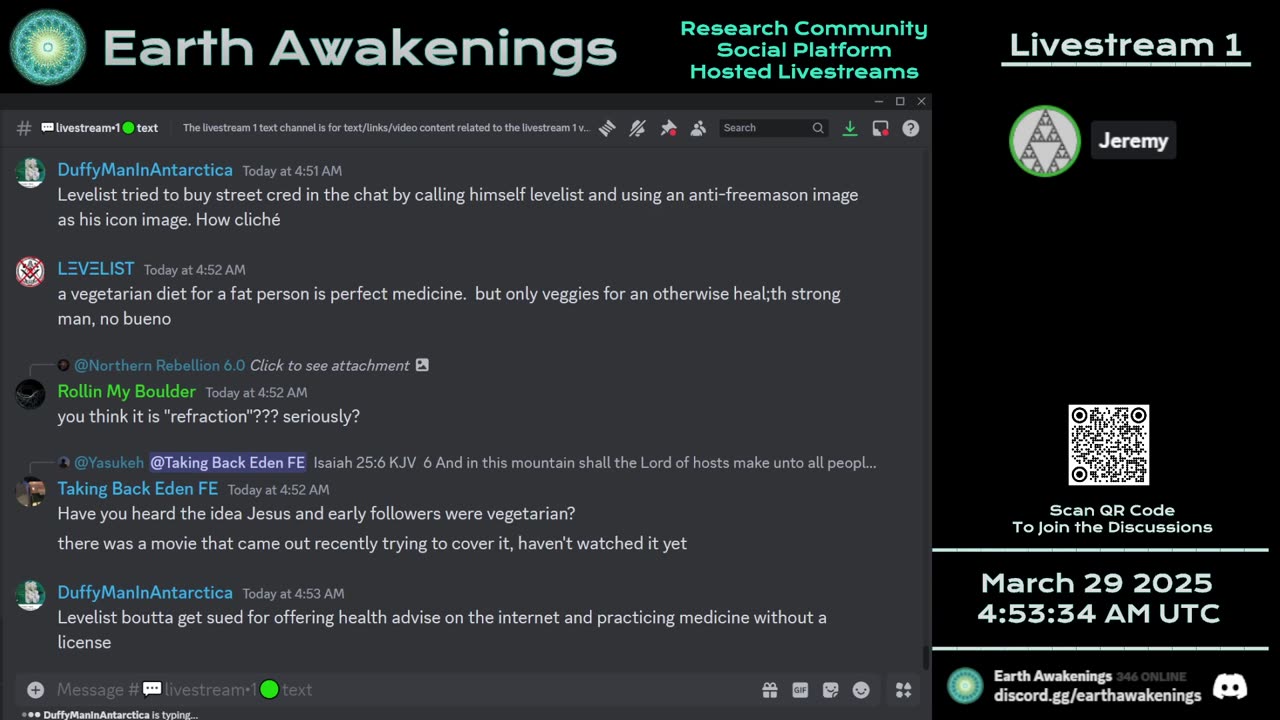 Earth Awakenings - Livestream 1 - #3072