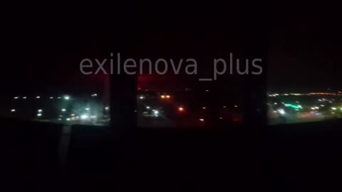 Volgograd, the situation in the refinery area.