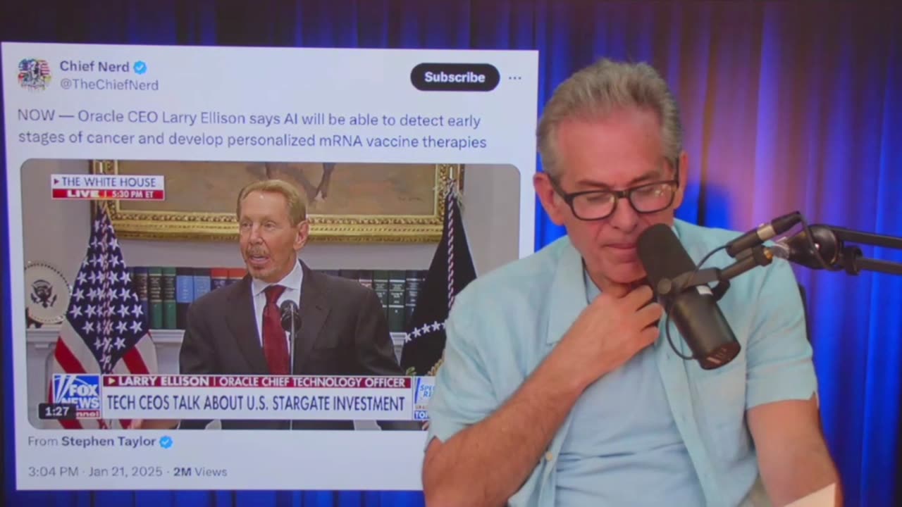 Oracle's Larry Ellison tells you how the AI will ensure you're on your best behavior▮The Jimmy Dore Show