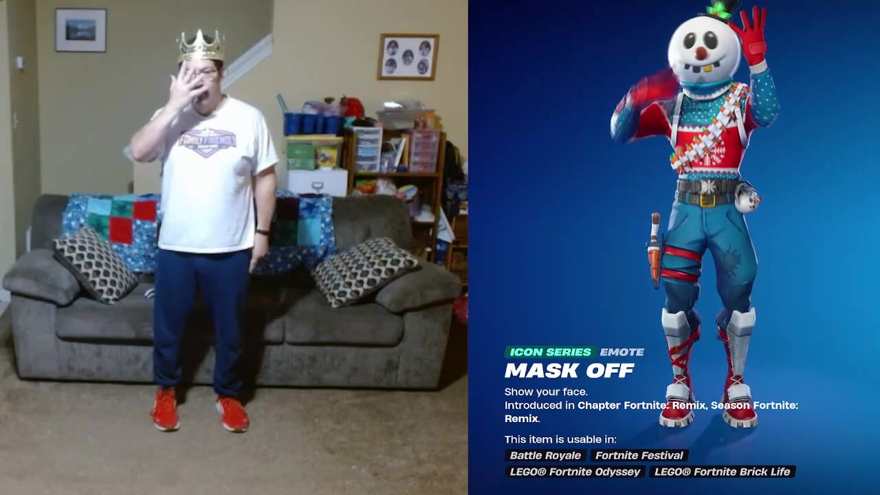 FFG Dance Fortnite Emotes Mask Off