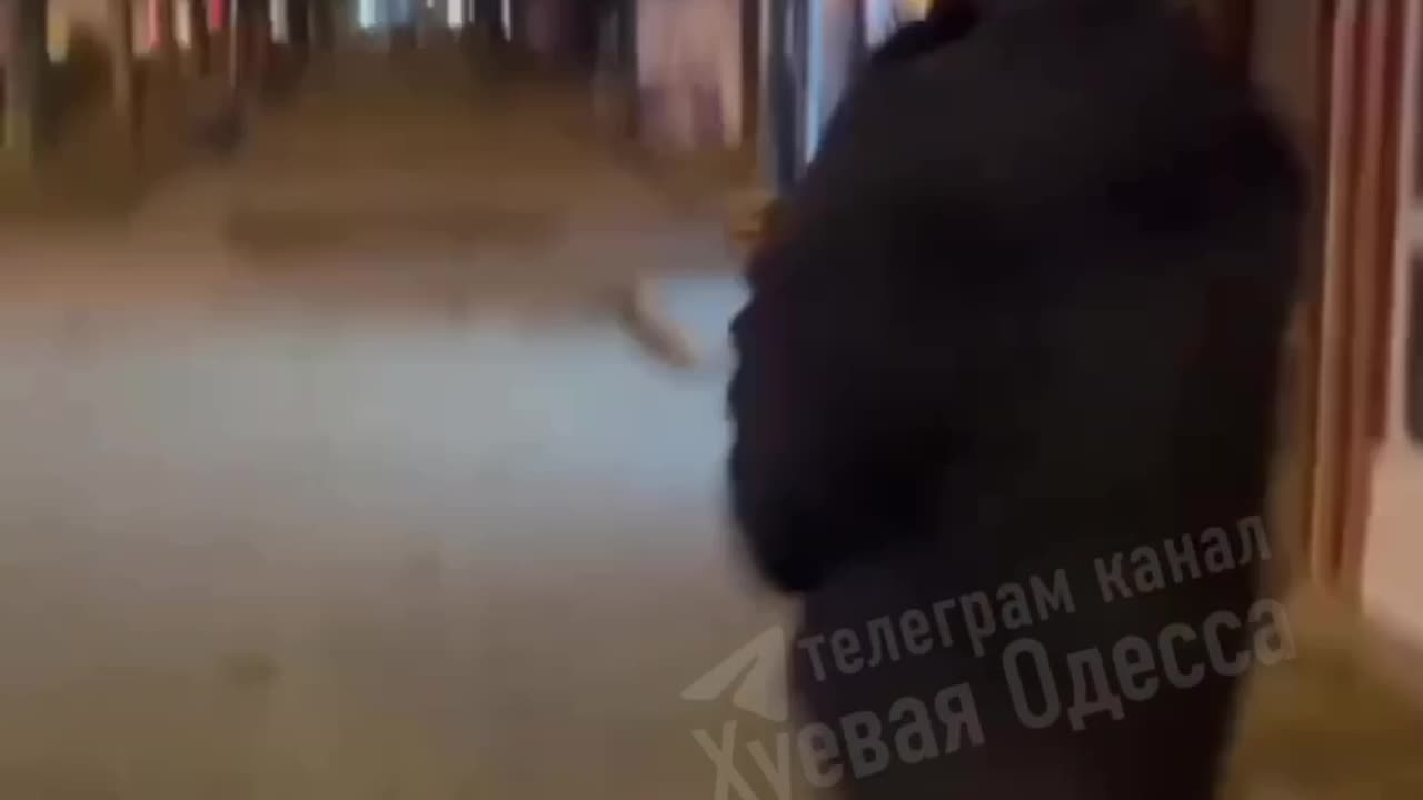 The moment of Shahid 's fall in Odessa was captured on video