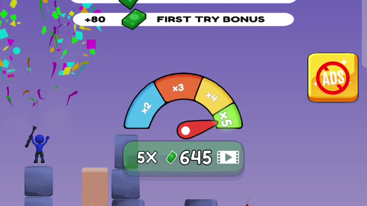 Bazooka Boy Game Level 54