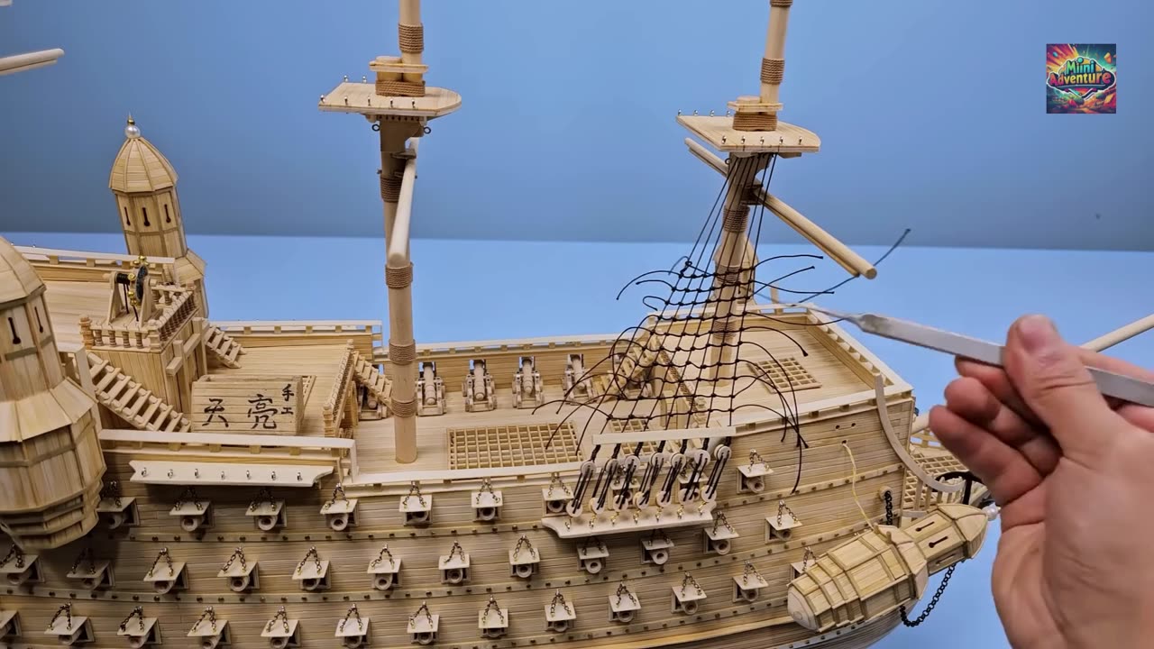 Silent Mary model with bamboo mats in 60 days