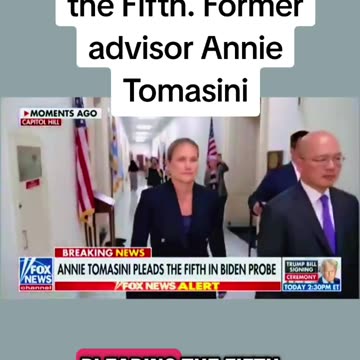 Another Biden Associate Anni Tomasini Pleads 5th Amendment in GOP Investigation