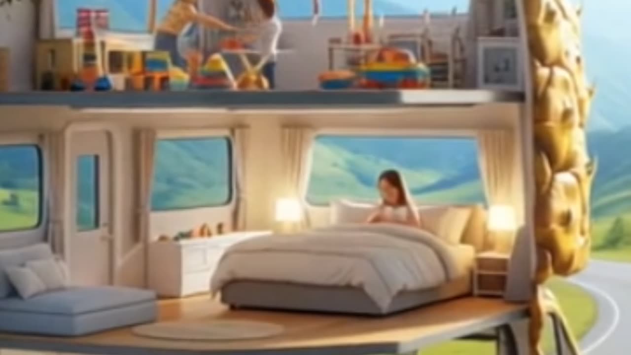 Magical Camper Adventure | AI Fantasy Surreal Vehicle