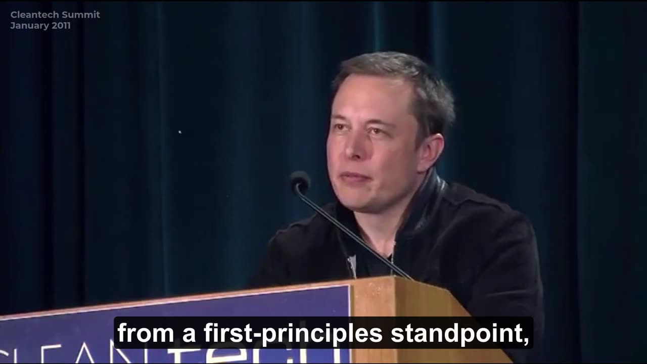 Elon Musk: Don’t Follow Trends—Reason From First Principles or Risk Running Off a Cliff