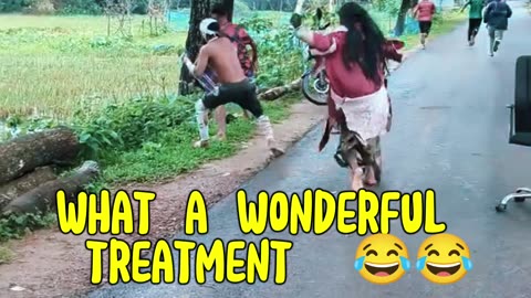 WHA A WONDERFUL TREATMENT 😂😂😱😱