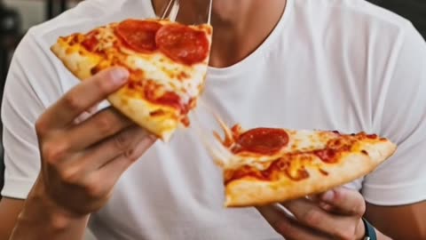 Cristiano Ronaldo eating a pizza 🍕🤤🥰