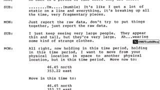 Declassified CIA Document - Remote Viewing Mars 1 Million Years ago