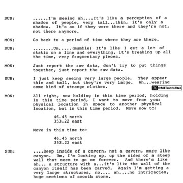 Declassified CIA Document - Remote Viewing Mars 1 Million Years ago