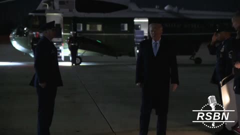WATCH: President Trump returns to Washington and disembarks AF1 - 11/16/2025