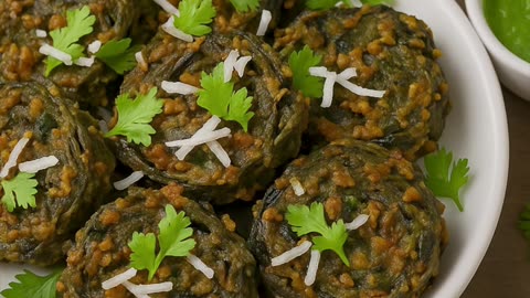 Gujarati Patra Recipe| Alu Vadi-Colocasia Leaves Snack #easy #quick #healthy #shorts #youtubeshorts