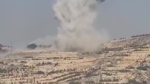 Another warning strike near the presidential palace in Damascus