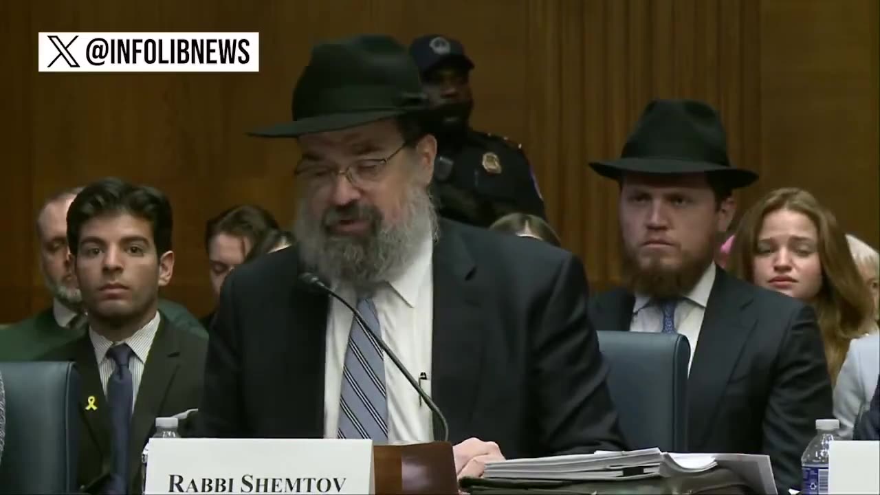 Rabbis sitting before congress complaining about "antisemitism"