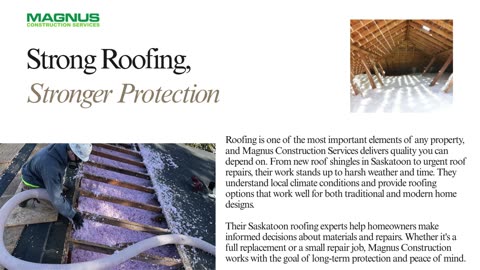 Unrivaled Roofs, Unmatched Expertise: That's Magnus