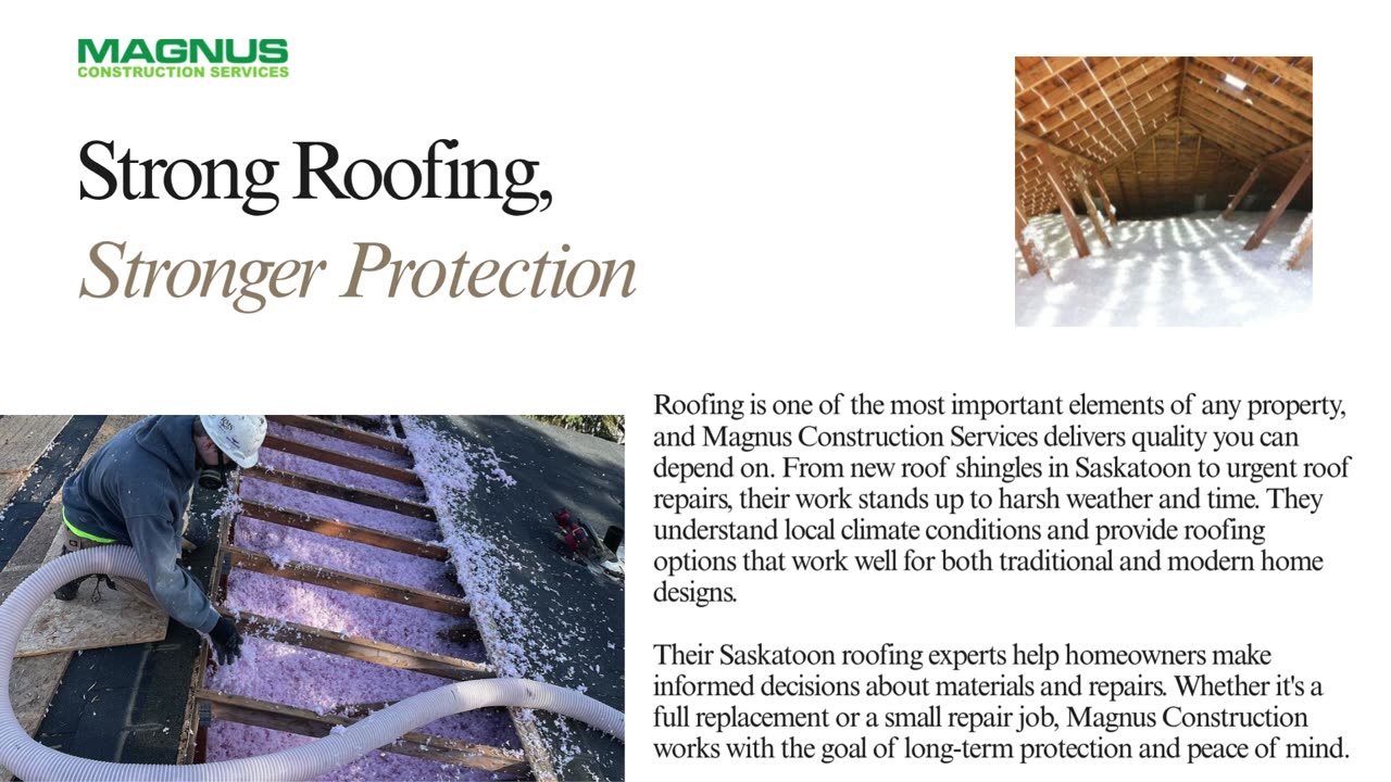 Unrivaled Roofs, Unmatched Expertise: That's Magnus