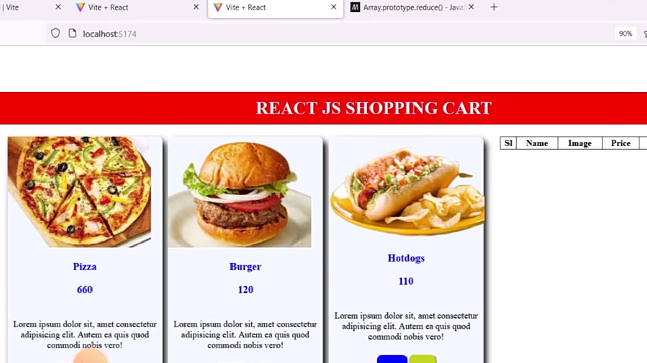 I made php ecomers website