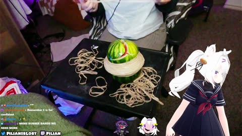 Cotton CRUSHES a Watermelon w/ Filian & CottontailVA