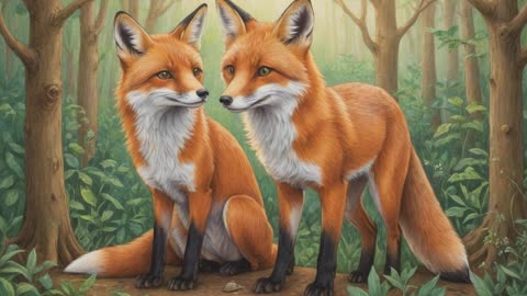 O Leão Doente e a Raposa ✨ Histórias para dormir - Conto de fadas - Livros curtos narrados
