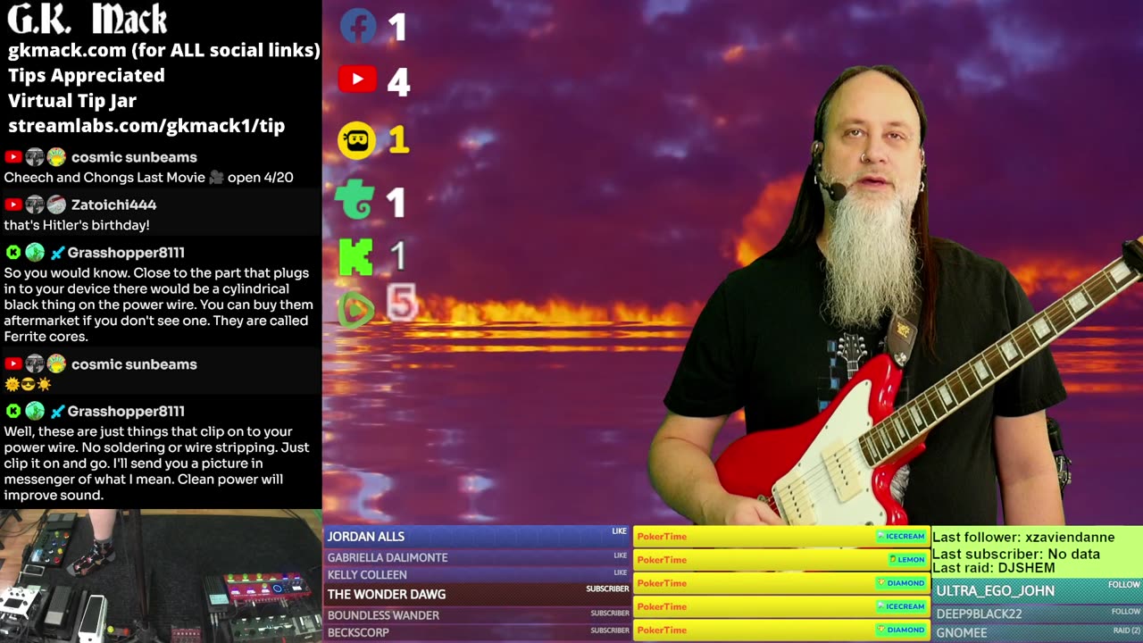 G.K. Mack Live Looping Jackassery & Rants MultiStream Saturdays #134 #Livelooping #Jackassery