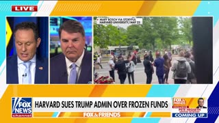 Harvard sues Trump administration over frozen funds