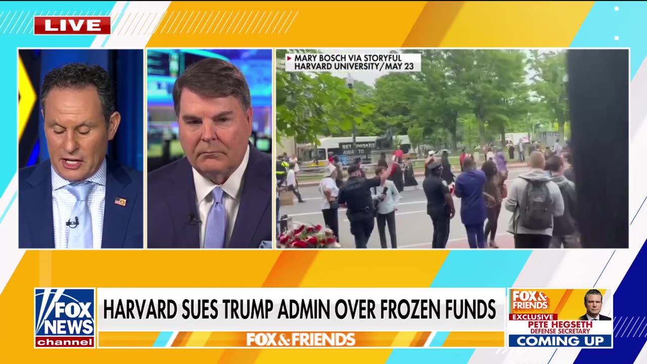 Harvard sues Trump administration over frozen funds
