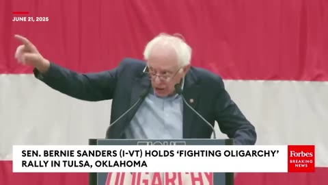 Watch The Moment Bernie Sanders Finds Out Trump Launched Strikes On Iran