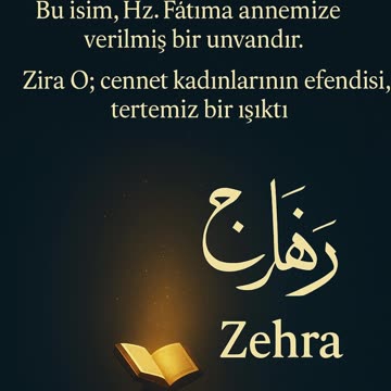 İsmin Zehra mı? Bu Zikirle Kalbin Nurlansın! | 66 Zikirle Ruhani Yolculuk