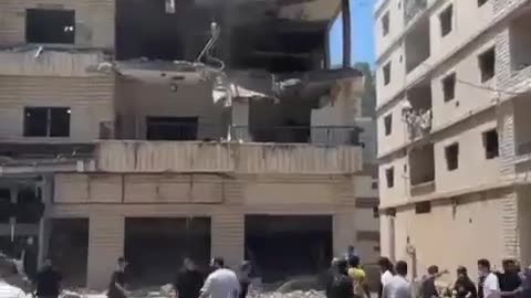 💥🏘️ Israel Iran War | Aftermath of Israeli Airstrike on Nabatieh Residential Areas | RCF