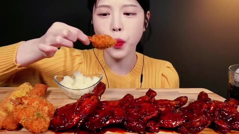 Grilled Chicken Mukbang