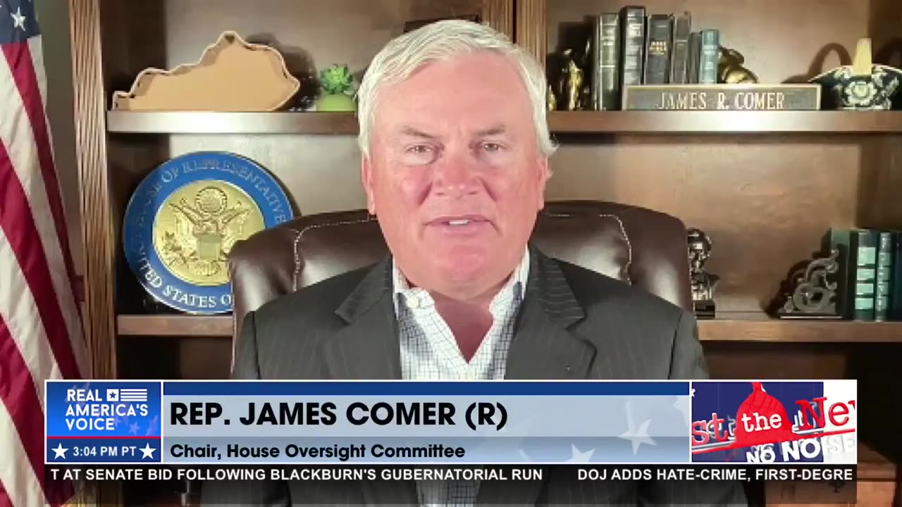 REP. JAMES COMER ON POSSIBLE GHISLAINE MAXWELL DEPOSITION