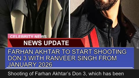Farhan Akhtar to Start Shooting Don with Ranveer