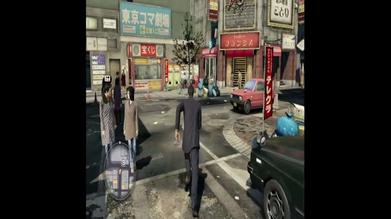 raw gameplay Yakuza screentest