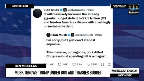 Musk THROWS Trump UNDER BUS and TRASHES Budget