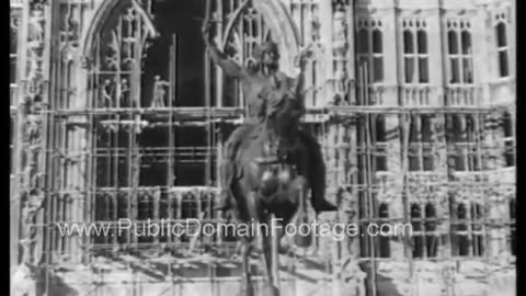 1940 Battle of Britain archival footage www.PublicDomainFootage.com