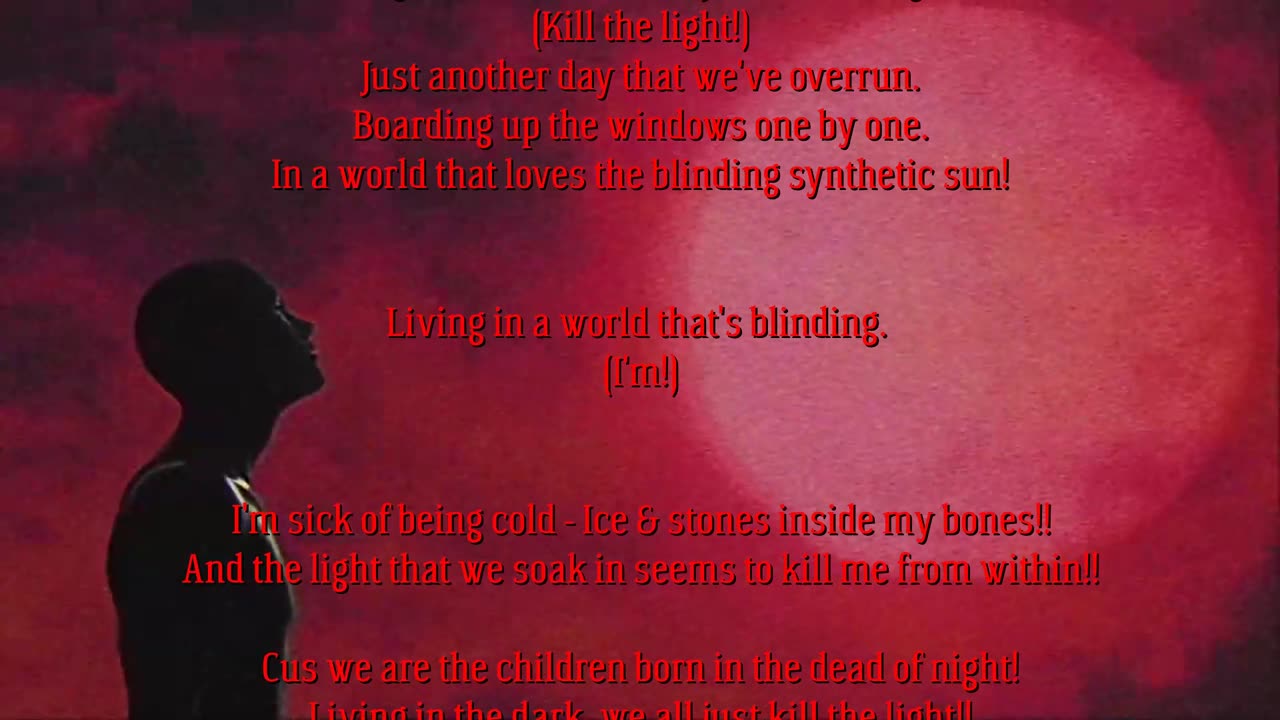 Wolves At The Gate ~ SYNTHETIC SUN ( O V ) { Lyrics } Remix 1