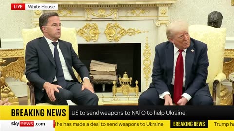 Trump announces weapons deal with NATO to help Ukraine - as he gives Putin 50-day ultimatum