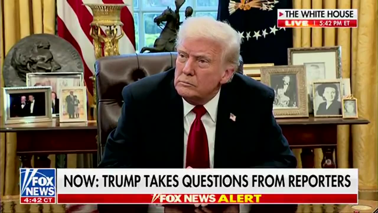 Trump Just Mocked a Reporter For Still Wearing a COVID Mask In 2025