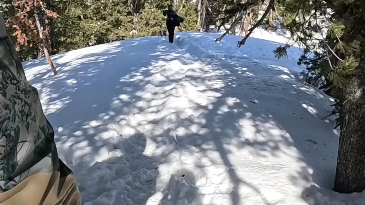 Snowboarding at Beaver Mountain, Utah